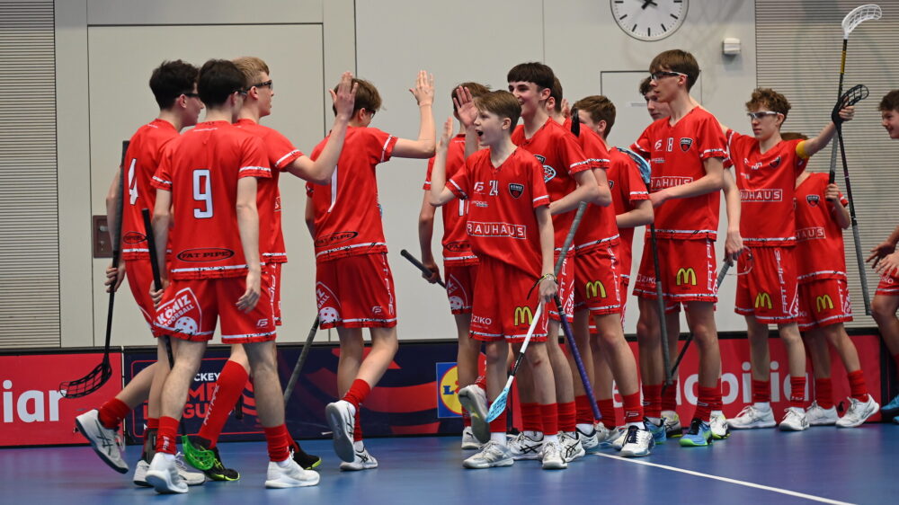 Floorball koeniz u16 schweizermeister 07