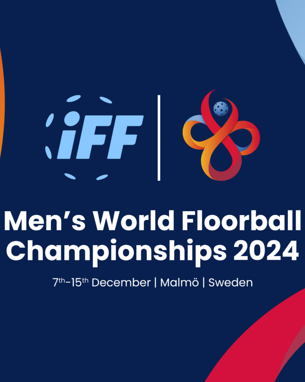 2024 Mens World Floorball Championships logo